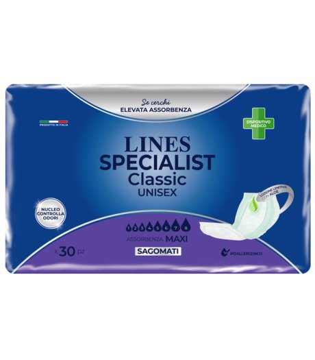 LINES SPEC C PANN SAG MAXI 30P