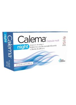 Calema night 30 capsule molli - Integratore Per Favorire Il Sonno e il Rilassamento