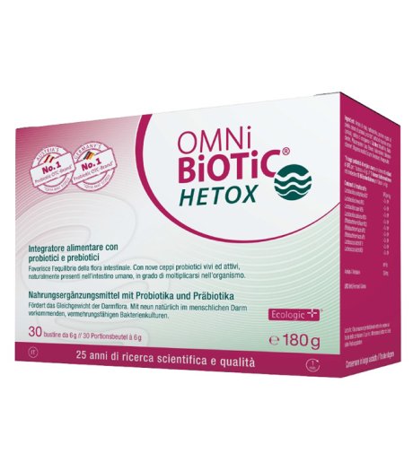 OMNI BIOTIC HETOX 30BUST