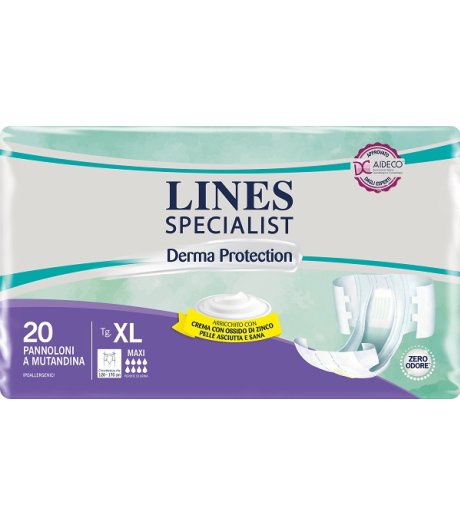 LINES SP DERM PAN MAXI XL 20PZ