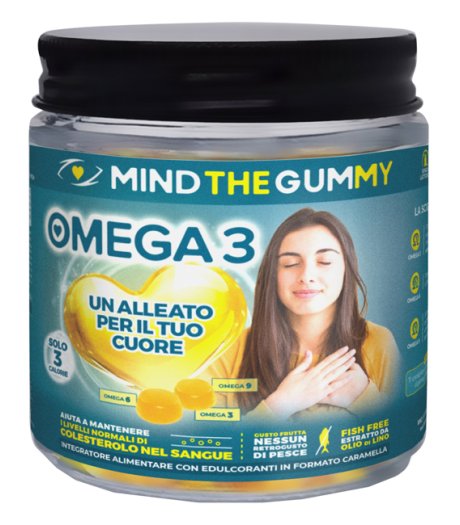 MIND THE GUMMY Omega3 30Past.