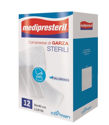 GARZA MEDIPRESTERIL 12/8 36X40