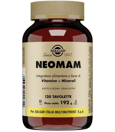 Neomam 120 Tavolette Solgar