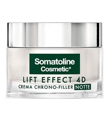 Somatoline Cosmetic Viso Lift Effect 4D Crema Chrono Filler Notte 50ml