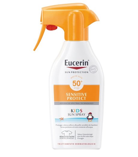 Eucerin Sensitive Protect Sun Spray Bambini Spf 50+ 300ml