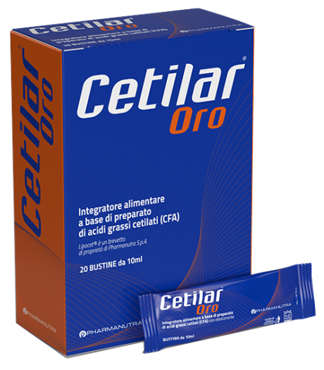 Cetilar Oro 20 Stick Da 10ml Integratore Per La Riduzione Del Dolore Muscolo-Scheletrico