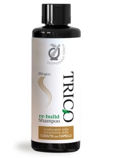 Fitopreparatori Italiani Trico Re Build Shampoo 250ml - Coadiuvante Nella Prevenzione Della Caduta Dei Capelli