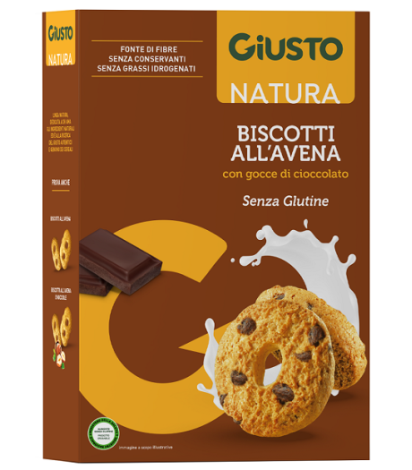 GIUSTO S/G BISCOTTI AVENA CIOC