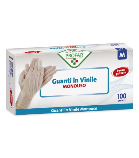 PROFAR GUANTO VINILE M 100PZ
