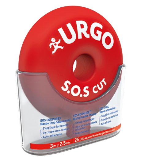 BENDA URGO SOS CUT 3X2,5CM