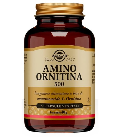 Amino Ornitina 500 50 Capsule Vegetali Solgar