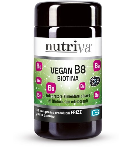 NUTRIVA VEGAN B8 FIZZ 30CPR LIMO