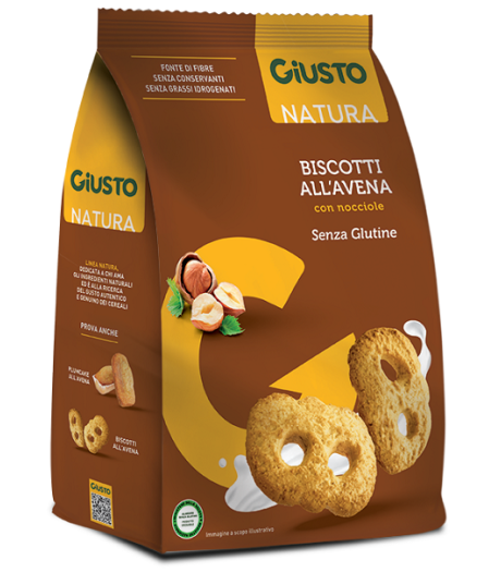 GIUSTO S/G Bisc.AvenaNocc.250g