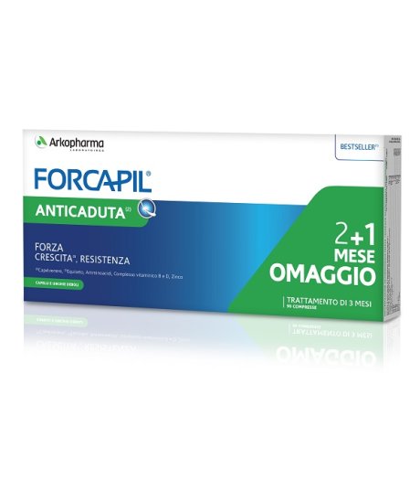 Arkopharma Forcapil Anticaduta 3 Confezioni Da 30 Compresse