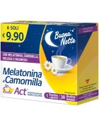 Melatonina Act + Camomilla 30 Bustine - Integratore Per Favorire Il Sonno