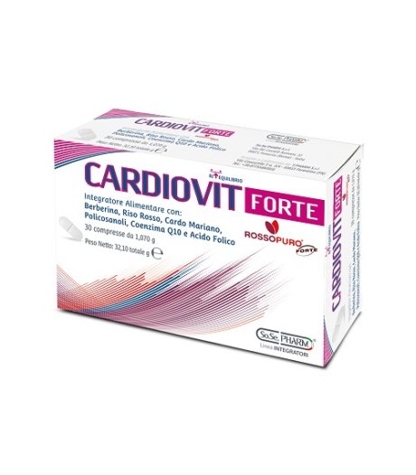 Cardiovit Forte Integratore Per Il Controllo Del Colesterolo 30 Compresse