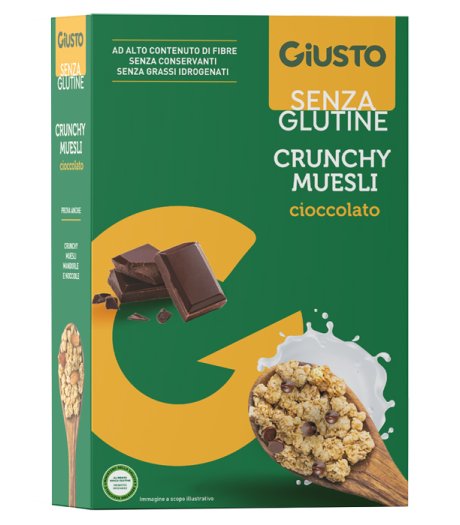 GIUSTO S/G MUESLI AVENA/CIOC