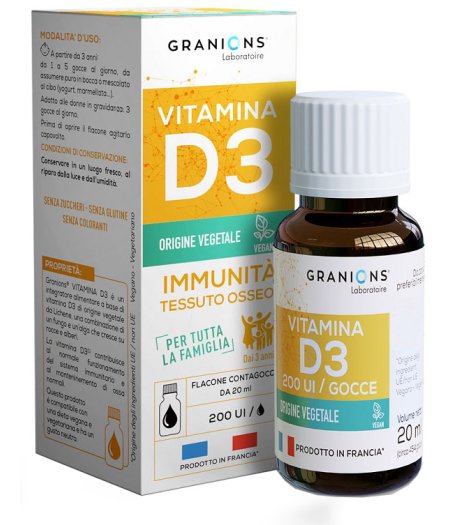 GRANIONS Vit.D3 Gtt 20ml