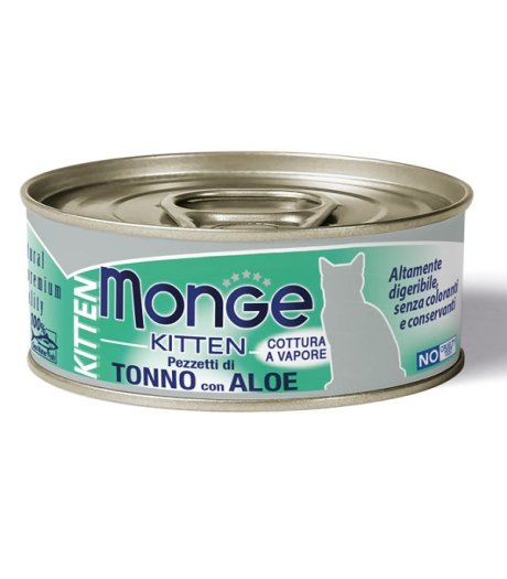 MONGE CAT TONNO/ALOE KITTEN 80