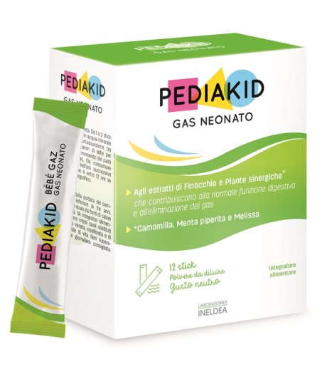 PEDIAKID Gas Neonato 12Stick