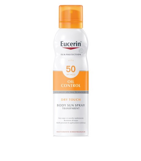 Eucerin Sun Spray Tocco Secco Oil Control Spf50 200ml