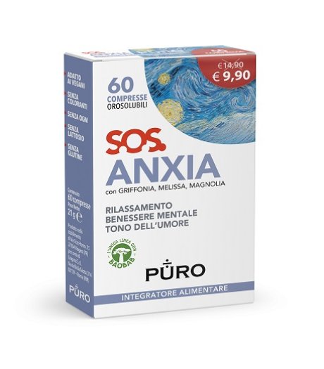 PURO SOS Anxia 60Cpr Orosol.