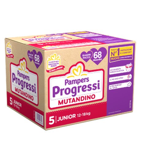 PAMPERS PROG MUT QUADRI J 68PZ