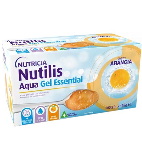 NUTILIS AcquaGel Aranc. 4x125g