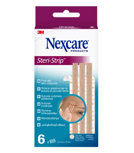 NEXCARE STERI STRIP CARNE 6X75