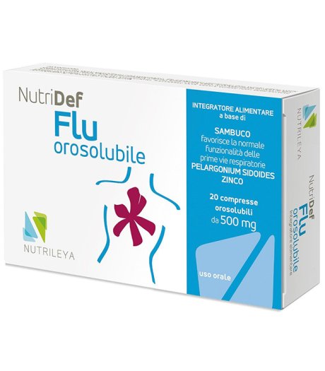 Flu Orosolubile 20 Compresse - Antivirale ad Azione Espettorante