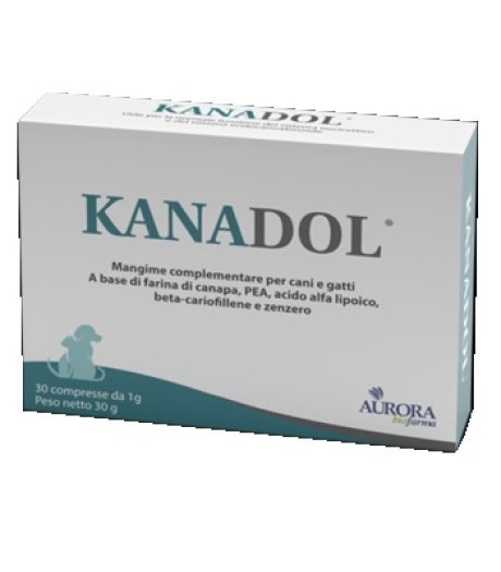 Kanadol 30 compresse - Integratore per il Sistema Nocicettivo del Cane e del Gatto