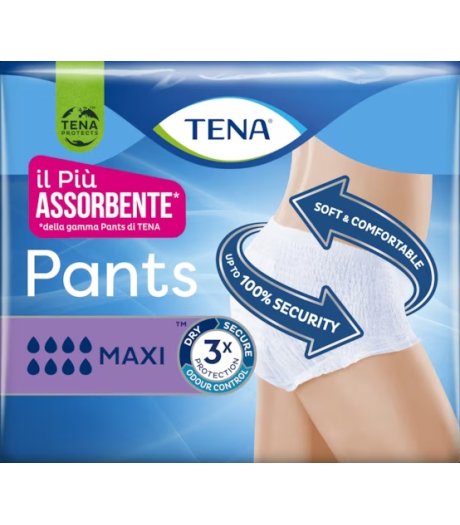 TENA PANTS MAXI L 8PZ<