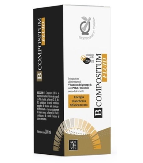Fitopreparatori Italiani B Compositum Fluid 200ml - Integratore di Vitamine del gruppo B