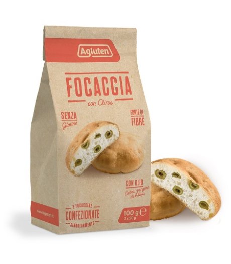 AGLUTEN Focaccina Olive 100g