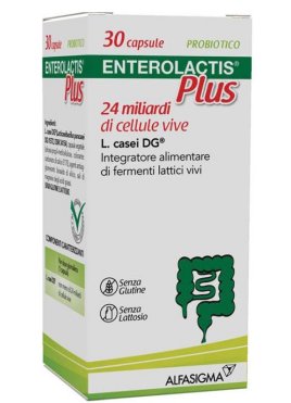 Enterolactis Plus Integratore di Fermenti Lattici Vivi 30 Capsule 