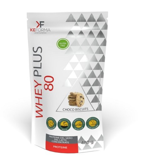 WHEY PLUS 80 CHOCO BISCUIT480G