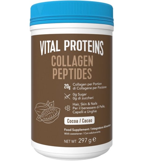 Vital Proteins Collagen Peptides Gusto Cacao Integratore Di Collagene 297g
