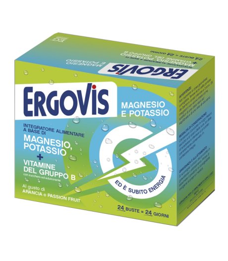 ERGOVIS MG+K VIT B C/ZUC24BUST