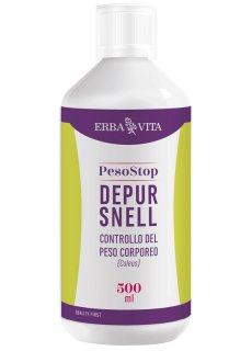 Erba Vita Pesostop Depur Snell 500ml - Integratore Snellente e Depurativo