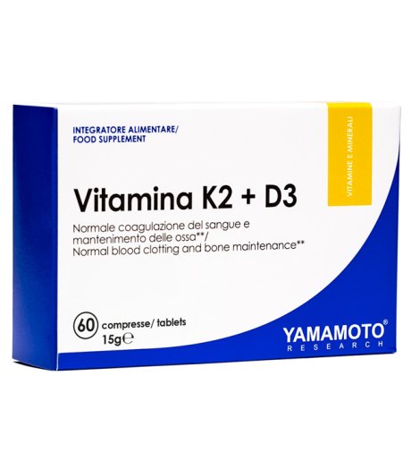 YAMAMOTO R VITAM.K2+D3 60CPR