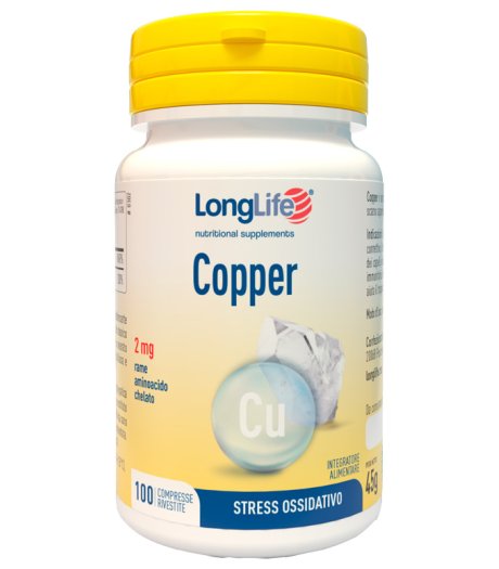 LONGLIFE COPPER 2mg 100 Cpr