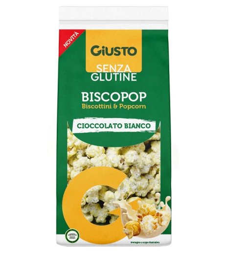 GIUSTO S/G Biscopop White 80g