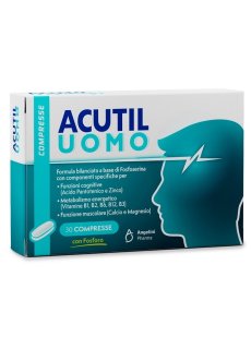 Acutil Uomo 30 Compresse - Integratore con Fosforo per Funzioni Cognitive