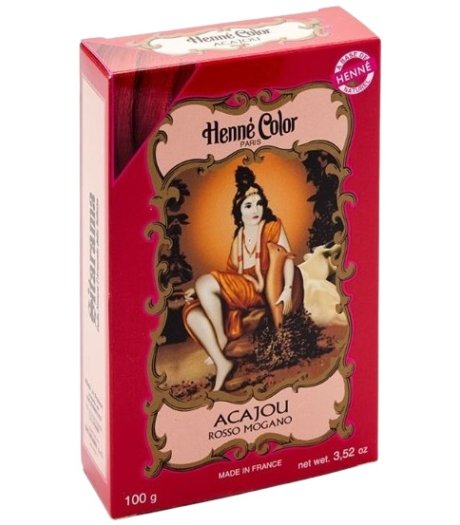 HENNE' COLOR ACAJOU ROSSO MOGA