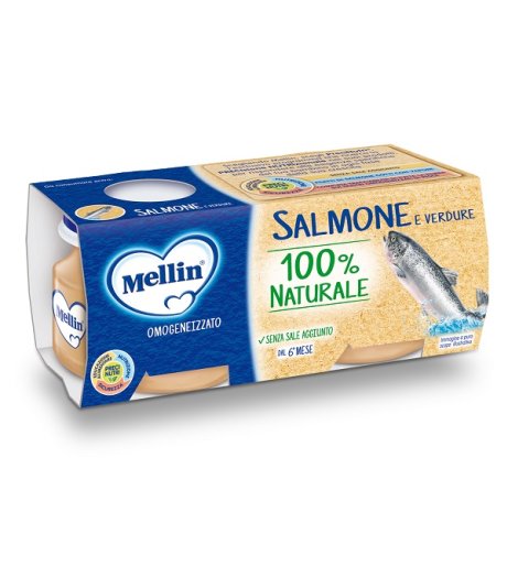 Mellin Omog Salmone 4x80g