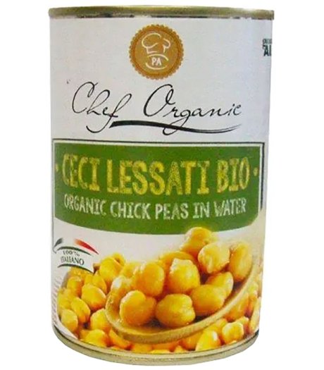 CHEF ORGANIC Ceci Lessati 400g