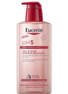 Eucerin pH5 Gel Olio Doccia Delicato 400 ml - Detergente per Pelle Secca