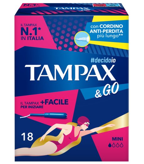 TAMPAX &GO MINI 18PZ