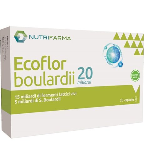 ECOFLOR BOULARDII 20MLD 20CPS