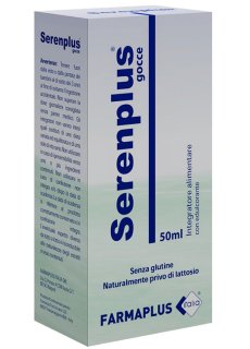 Serenplus Gocce 50ml - Integratore contro lo Stress senza Glutine e Lattosio